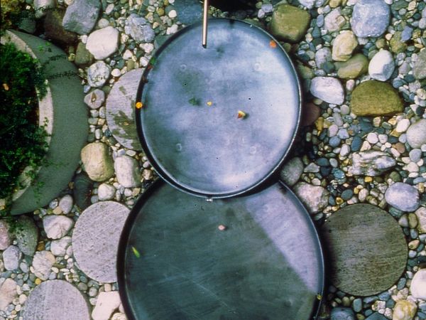 Edelstahlbrunnen Lichthof - Bayrische Vereinsbank Augsburg