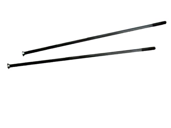 Motorradspeichen schwarz