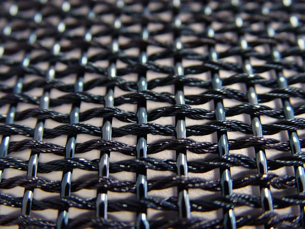 Drahtgewebe Schwarz