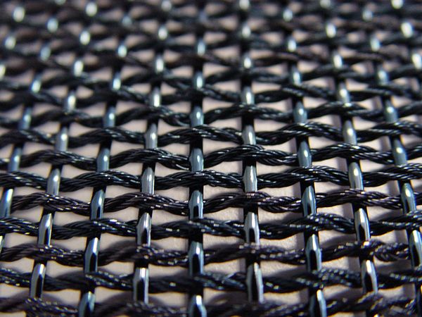 Drahtgewebe Schwarz