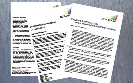 Merkblätter und Pflegeanleitungen